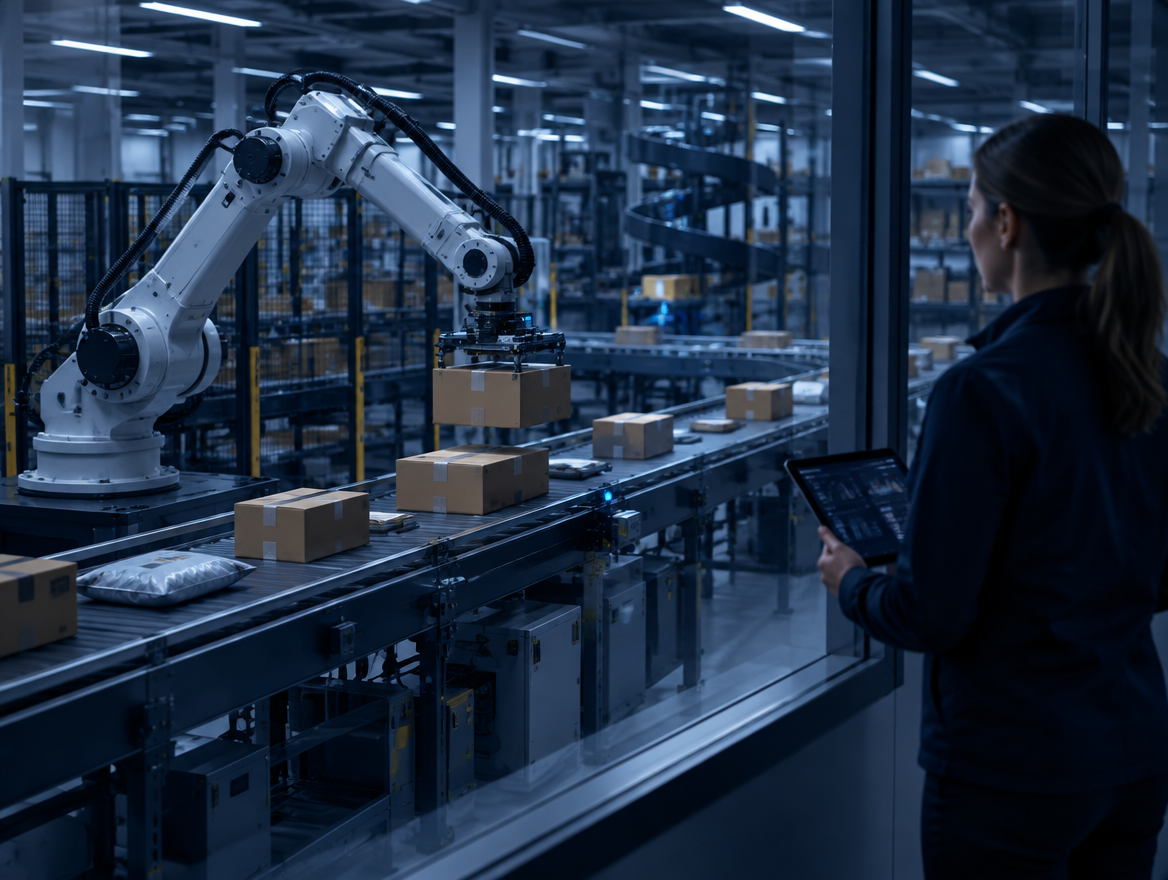 Automated distribution centre